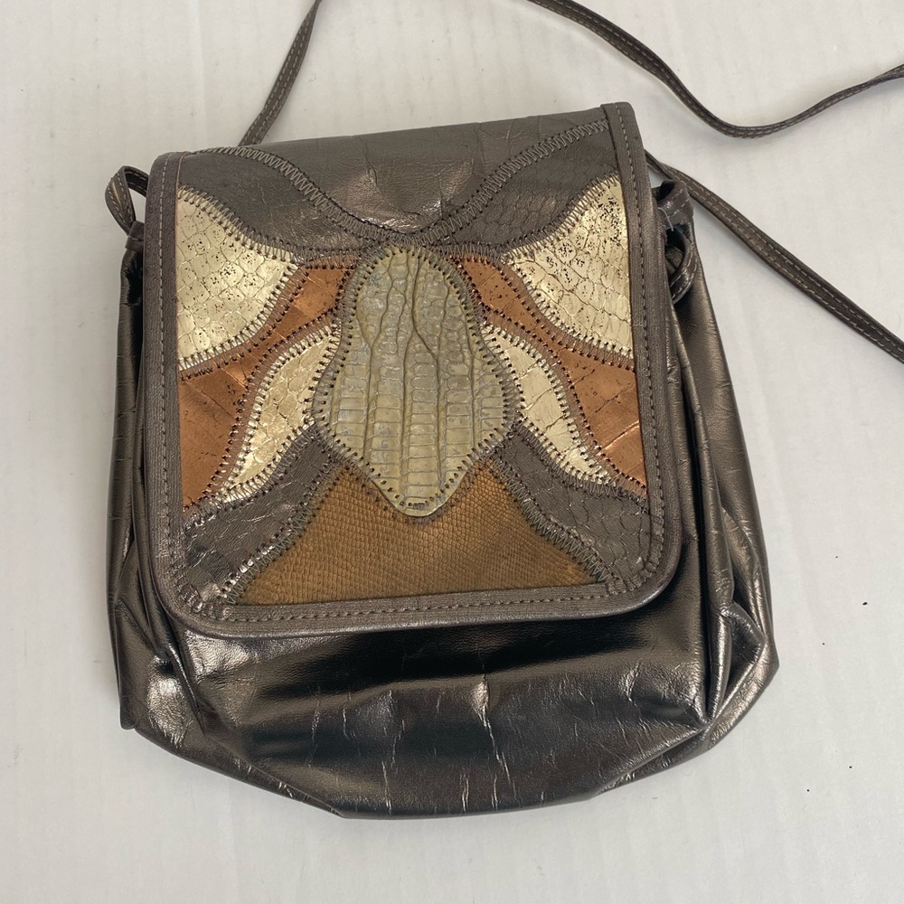 Vasilis for Trotting Metallic Crossbody Bag